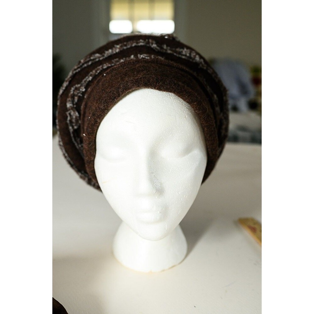 Oberwalder Wien Wool Dark Brown Hat Swedish